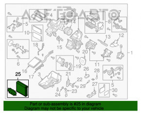 Evaporator Mazda3 MPS 09-13