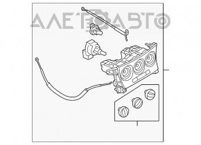 Управление климат-контролем Mazda3 MPS 09-13 царапины