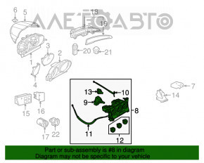 Управление климат-контролем Mazda3 MPS 09-13 царапины