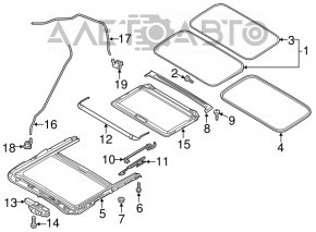 Geamul portbagajului Mazda CX-5 17-