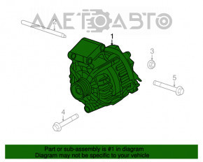 Генератор Ford Fiesta 11-19 1.6