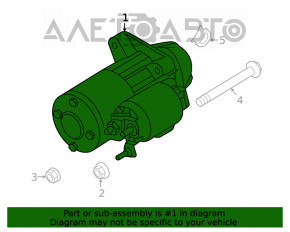 Стартер Ford Fiesta 11-19 1.6