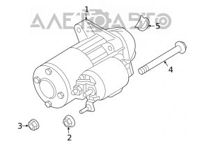 Стартер Ford Fiesta 11-19 1.6