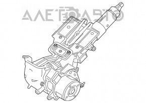 Coloană de direcție Ford Fiesta 11-19