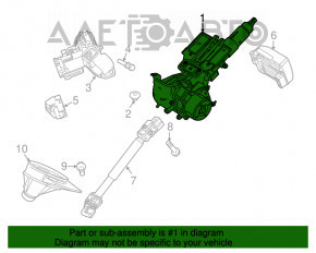 Coloană de direcție Ford Fiesta 11-19