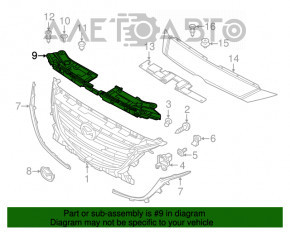 Suport grilă radiator superior Mazda 3 14-16 BM pre-restilizare, nou, original