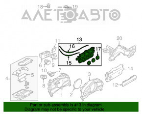 Controlul climatizării Mazda 3 14-16 BM manual, zgârietură.