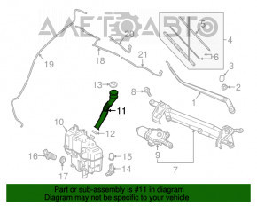 Горловина бачка омывателя Mazda 3 14-18 BM Mexico built без крышки