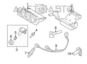 Bobina de aprindere Ford Explorer 13-19 sport