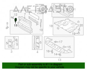 Моторчик актуатор жалюзи Ford Focus mk3 11-18 2.0