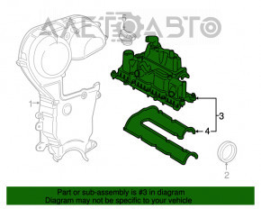 Крышка клапанная Ford Escape 13-19 1.5T