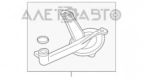 Preluare ulei Ford Fusion mk5 13-20 1.5T nou original OEM