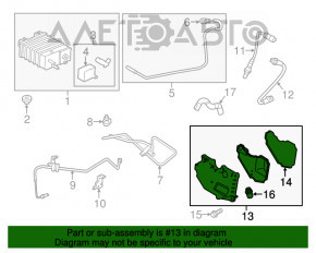 Separatoarele de gaze ale carterului Ford Fusion mk5 13-20 1.6T