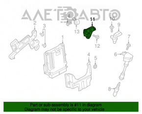 Датчик коленвала Ford Escape MK3 13-19 1.5T, 1.6Т