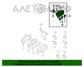 Controlul climatizării Mazda3 03-06 negru este șters, fără butoane de reglare