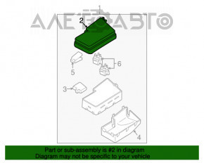 Capacul cutiei de siguranțe sub capotă Mazda 3 2.3 03-08