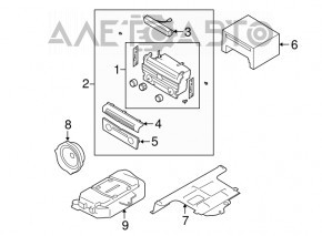 Магнитофон, CD-changer, Радио, Панель Mazda3 03-08 царапины