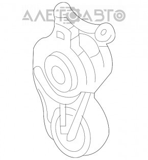 Suportul rolei tensorului curelei Lincoln MKX 16- 3.7 nou OEM original