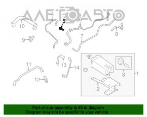 Senzorul de presiune a combustibilului Ford Fusion mk5 13-20 1.5T, 2.0T, 2.7 pe conducta de combustibil