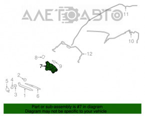 Trapez de curățare cu motor spate pentru Ford Focus mk3 11-18 5 uși