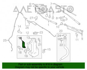 Motorul spălătorului de parbriz Ford Focus mk3 11-18 4d