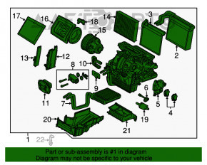 Arzător complet pentru Ford Focus mk3 11-14 manual