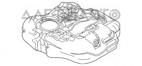 Rezervor de combustibil Ford Focus mk3 11-18