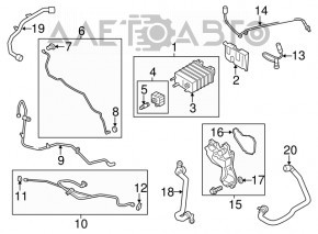 Sonda lambda a doua pentru Ford Escape MK3 13-19 1.6T