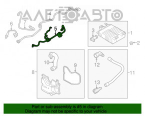 Supapapa de evacuare a vaporilor de combustibil Ford Focus mk3 11-18 2.0 1.0T nou original