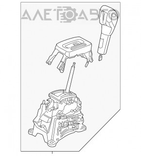 Шифтер КПП Ford Fiesta 11-19