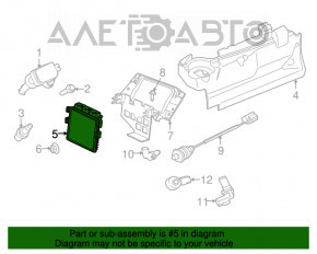 Блок ECU компьютер двигателя Jaguar F-Pace X761 17-19 AJ126, AJ133