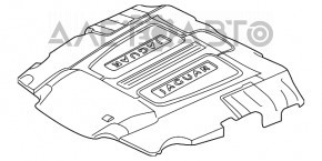 Накладка двигателя Jaguar F-Pace X761 17- 3.0t Supercharger