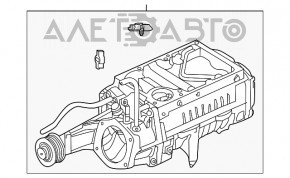 Compresorul Jaguar F-Pace X761 17- cu intercooler AJ126