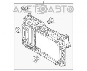 Televizorul panoului de radiatoare Ford Fiesta 11-19 nou OEM original