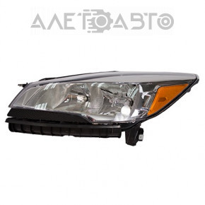 Far stânga față goală Ford Escape MK3 13-16 pre-restilizare, halogen, păianjen, necesită polizare.