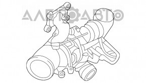 Turbina Ford Fusion mk5 13-16 2.0T 126k, nouă, pentru piese