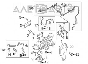 Turbina Ford Fusion mk5 13-16 2.0T 94k