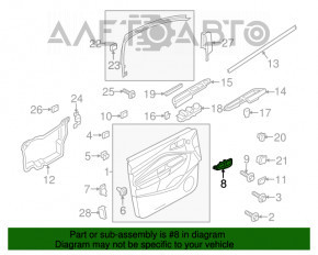 Mânerul ușii din față dreapta Ford C-max MK2 13-18