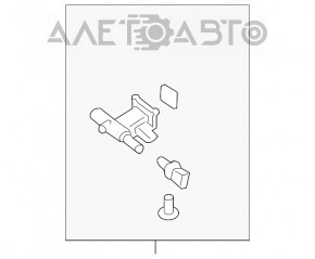 Flanșa sistemului de răcire Ford Escape MK3 13-16 2.0T