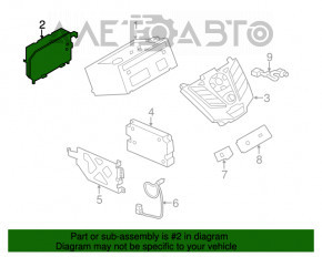 Дисплей информационный Ford Escape MK3 13-15