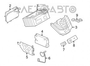 Ecran informativ Ford Escape MK3 13-15