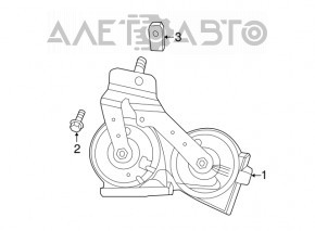 Semnalele asamblate 2 bucăți Ford Escape MK3 13-16 pre-restilizare, noi, originale