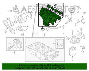 Colector de admisie Ford Edge 15-18 2.0T nou OEM original