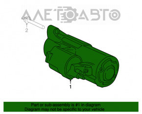 Стартер Ford Mustang mk6 15- 3.7