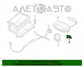 Блок управления зарядным портом Ford C-max MK2 13-18 Energy, слом креп