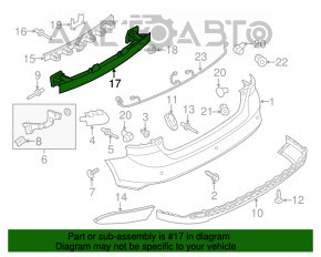 Amplificatorul pentru bara spate Ford Focus mk3 11-18 5d