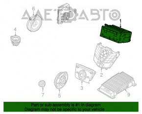 Magnetofon radio Ford Focus mk3 11-14 pre-restilizare