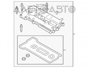 Крышка клапанная Ford Focus mk3 11-14 дорест 2.0