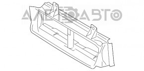 Воздуховод радиатора нижний Ford Focus mk3 11-14 2.0 слом креп