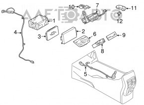 Radio cu casetofon Ford C-max MK2 13-18